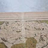 Gravure carte des élections de Tours et ses environs par le seigneur Jaillot, 1711