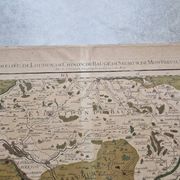 Engraved map of the elections of Tours, Amboise, Loches, Loudun... Jaillot 1711
