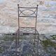 Set of handcrafted wrought iron chairs