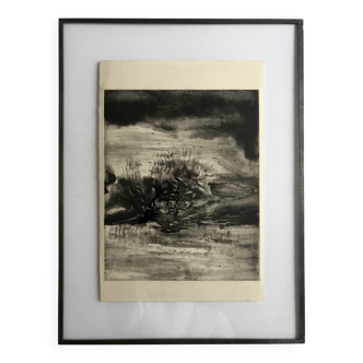 ZAO Wou-ki, Plate of 33 Moderna Mästare, 1979. Lithograph