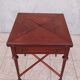 Game table in mahogany late 19th