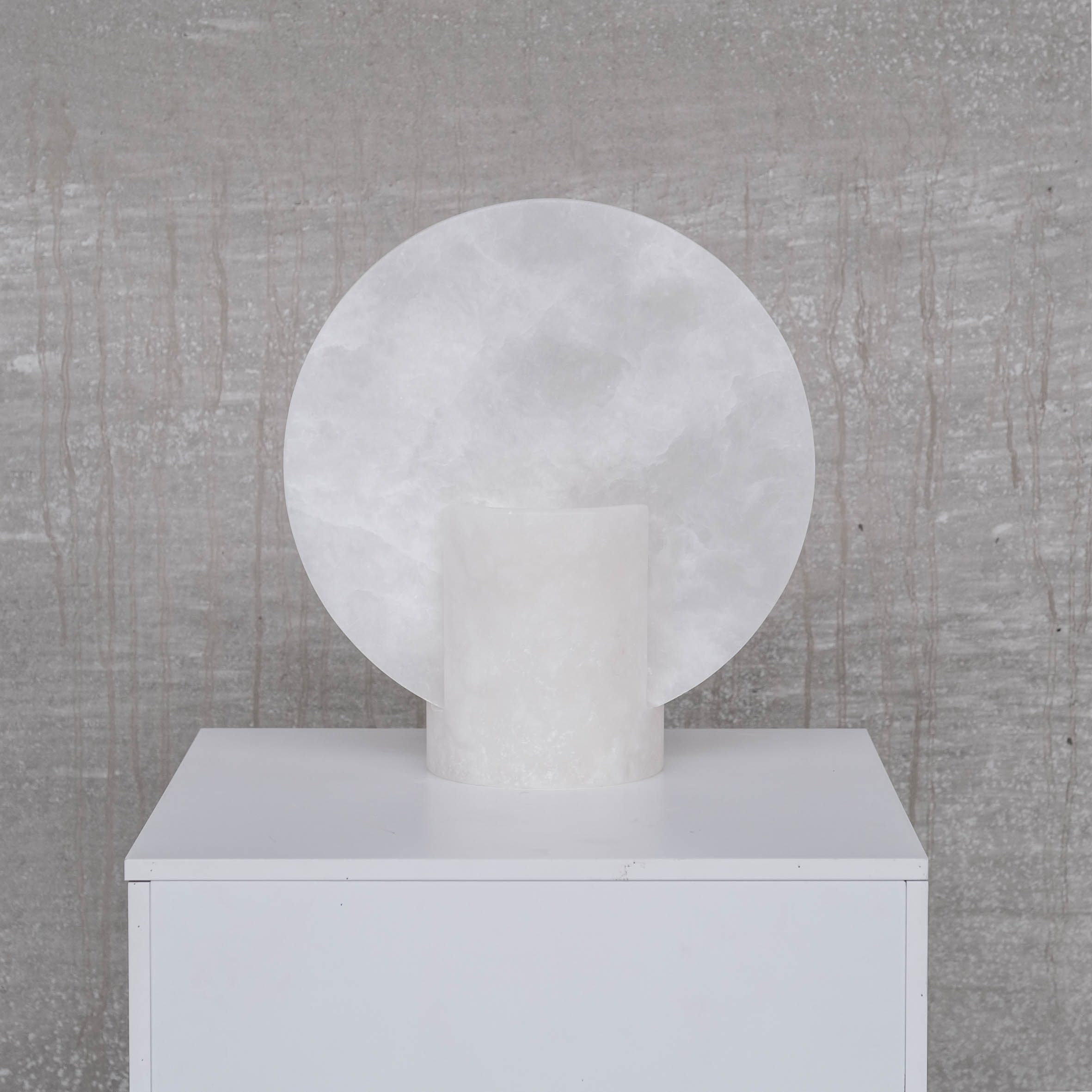 Pair of alabaster spanish table lamps