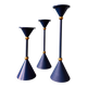 3 candle holders / chandeliers Memphis postmodern
