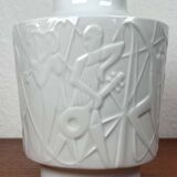 Vintage White Porcelain Vase from the Paradies Series by Kurt Wendler for Edelstein Bavaria, 1970s