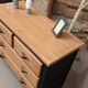 Commode bois massif et noir