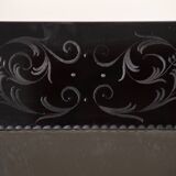 Miroir Murano en verre gravé