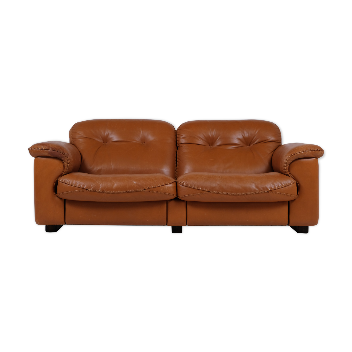 De Sede 101 adjustable 2-seater leather sofa