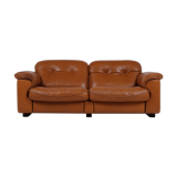Canapé cuir 2 places ajustable De Sede 101