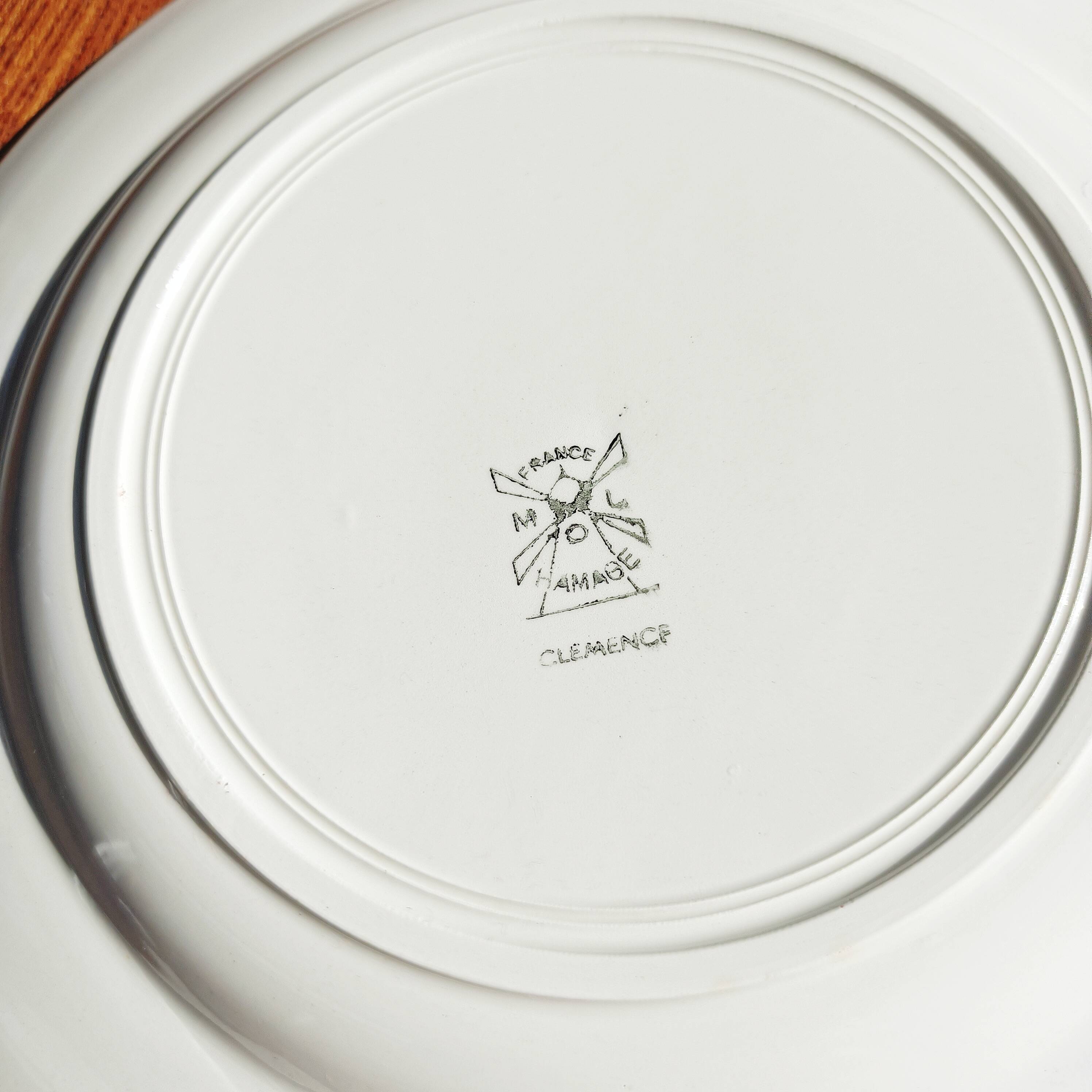 Set of 4 plates Moulin des loups Hamage, Clémence