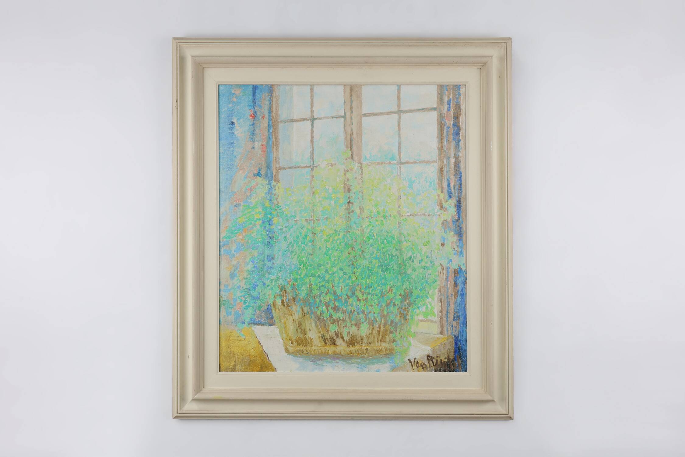 Oil Painting by Belgian artist Theo van Rintel, ca. 1960