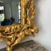 Mirror XVIIIth italian baroque 142x118cm