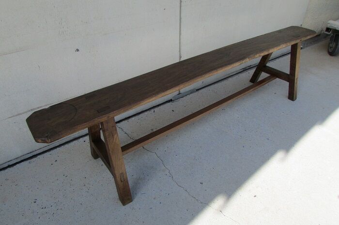 Old oak bench