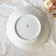 Saladier porcelaine blanche dorée BAVARIA modèle "Annabell"