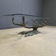 Vintage bonsai coffee table by Willy Daro, 1970s
