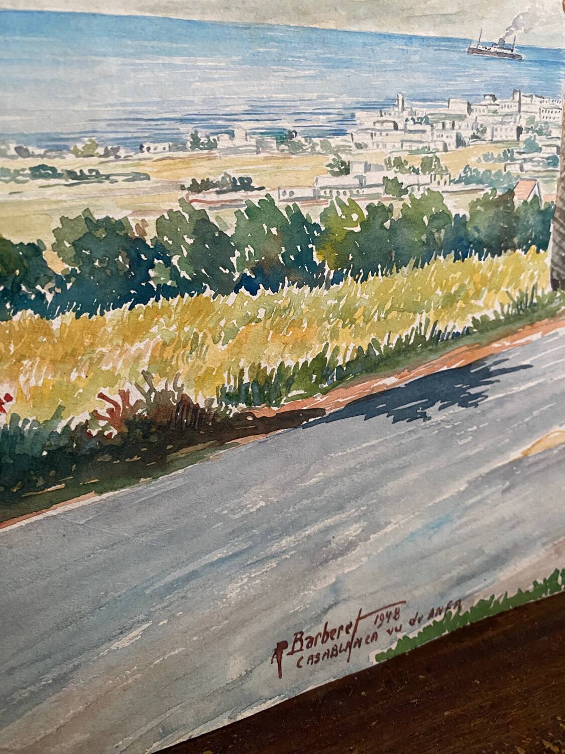 Aquarelle Maroc 1942