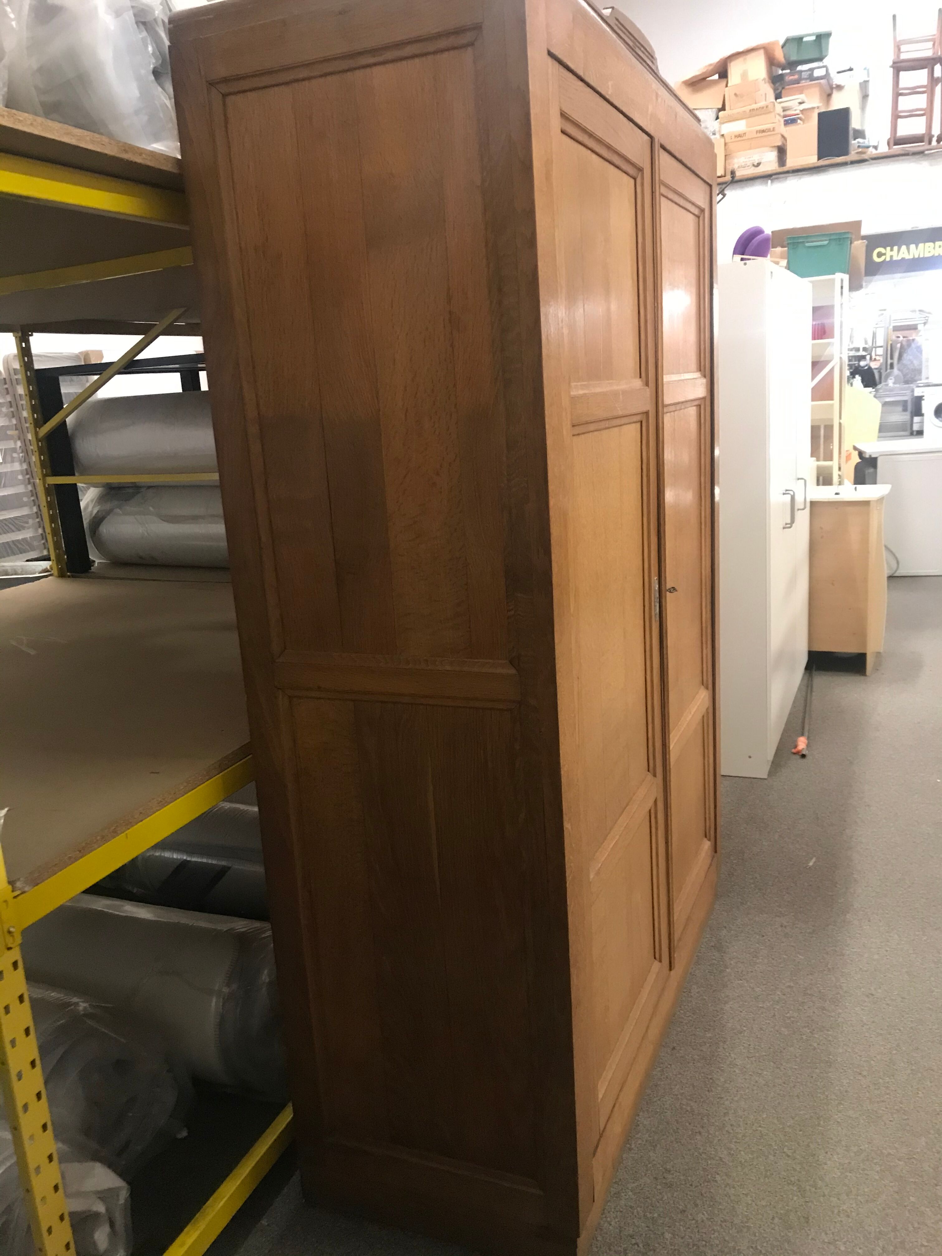 Wardrobe - Vintage solid oak pendant 1950