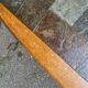 Oval coffee table in solid wood and stone, 115x58