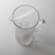 Vintage glass bubble-blown jug from the 1970s.
