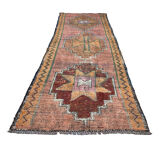 Vintage kurdish herki runner  290 x 95 cm