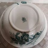 Old large salad bowl Moulin Des Loups & Hamage Orchidée