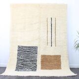 Berber rug in pure wool, size 200 x 250 cm