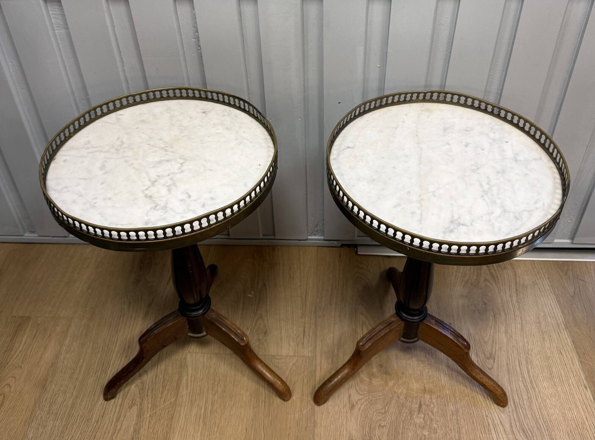 Pair of small side tables