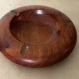 Cendrier / Vide Poche Bois Massif - Fabrication Artisanale Vintage