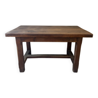 Table de ferme vintage en bois massif