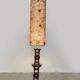 Danish vintage wooden floor lamp 1970 'Totem'