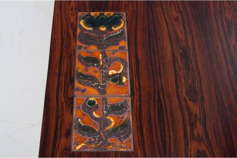 Table basse, design danois, années 60. Rénovée.