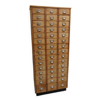 Vintage apothecary cabinet with 45 drawers