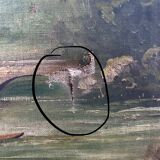 Paire de tableaux anciens classiques