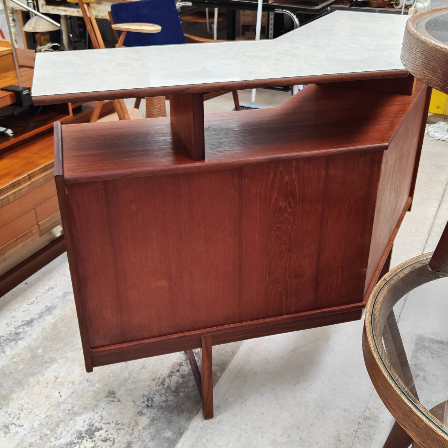 Scandinavian teak bar by Turnidge England 1960s