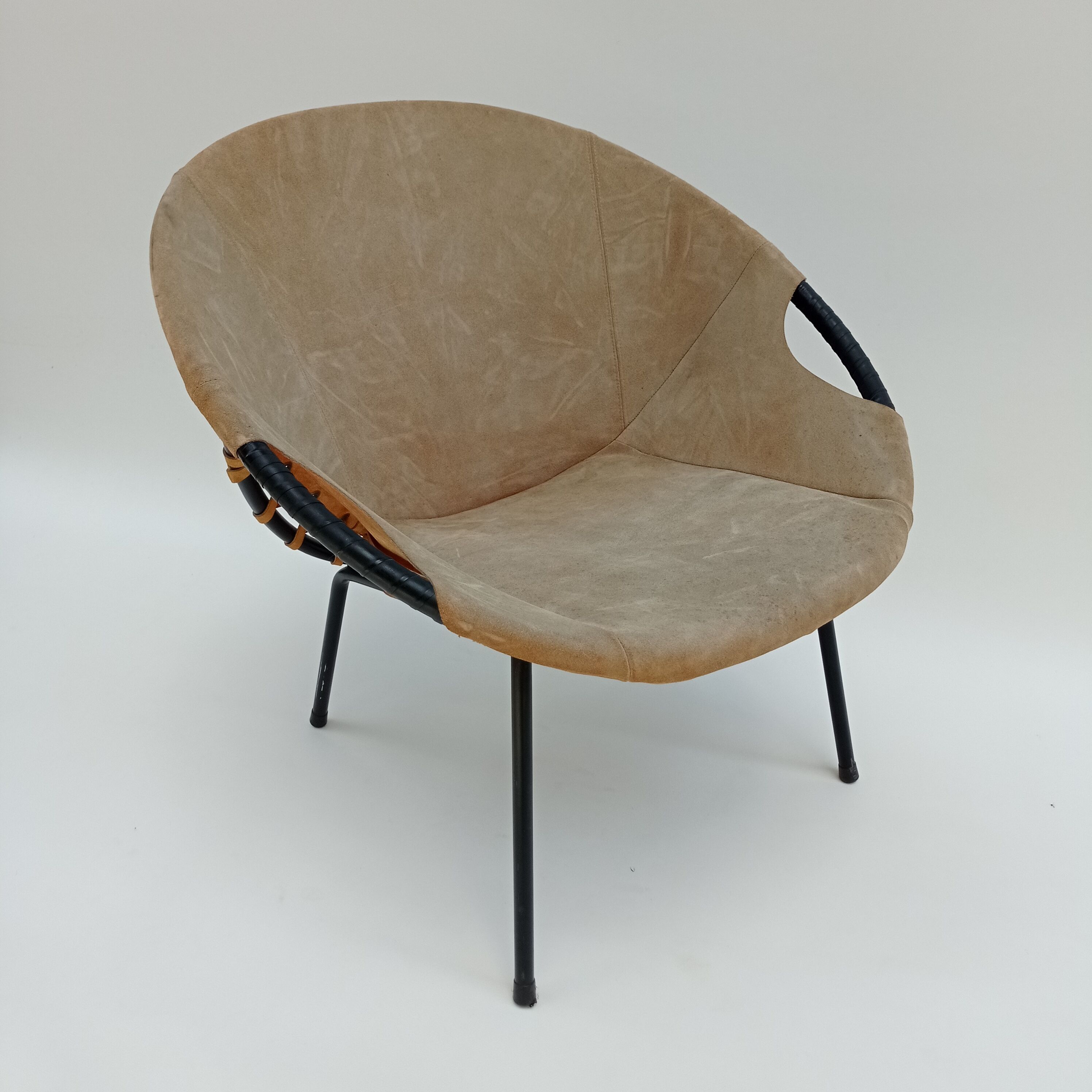 Fauteuil baloon Lusch & Co des années 1960