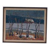 « Bouleaux au bord du lac » par Ragnar Lindström