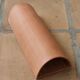Large terracotta wall light