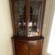 Vitrine Encoignure Anglaise - Vaisselier d’angle Acajou