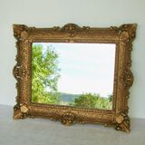 Florentine mirror frame carved wood 56x46cm