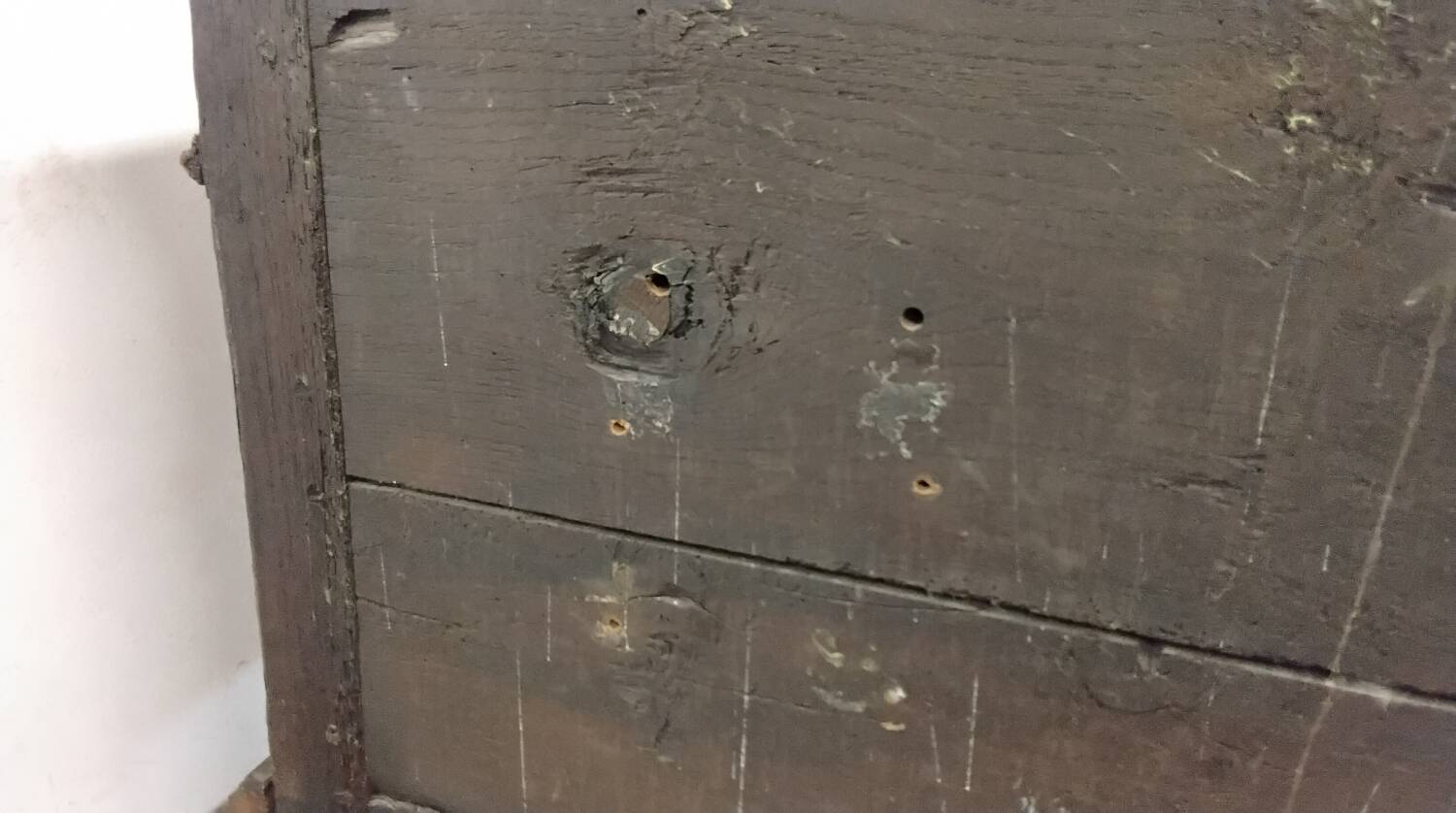 Antique wooden chest