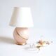 Petite lampe verre rose