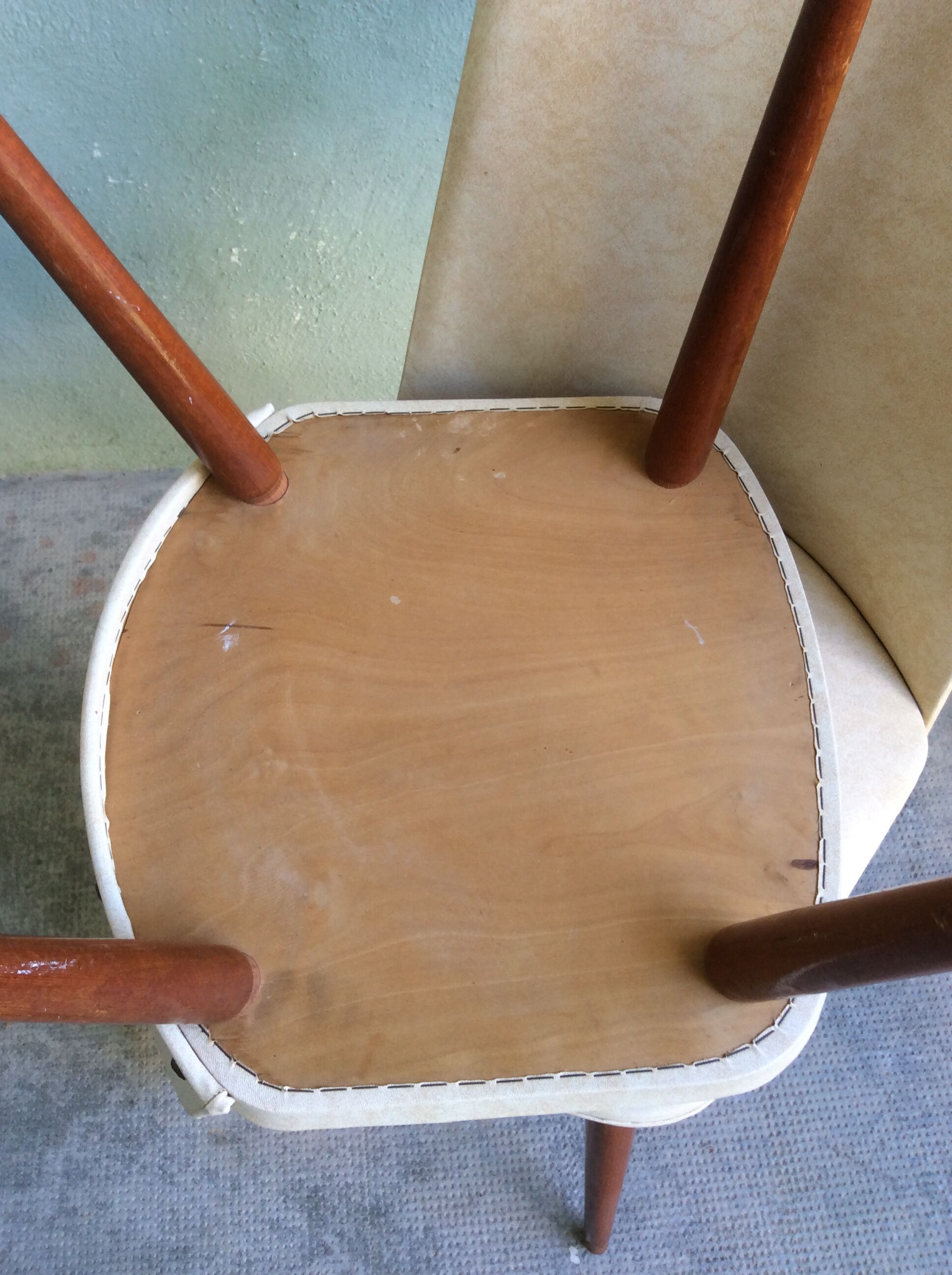 2 chairs barrel skaÏ years 50-60