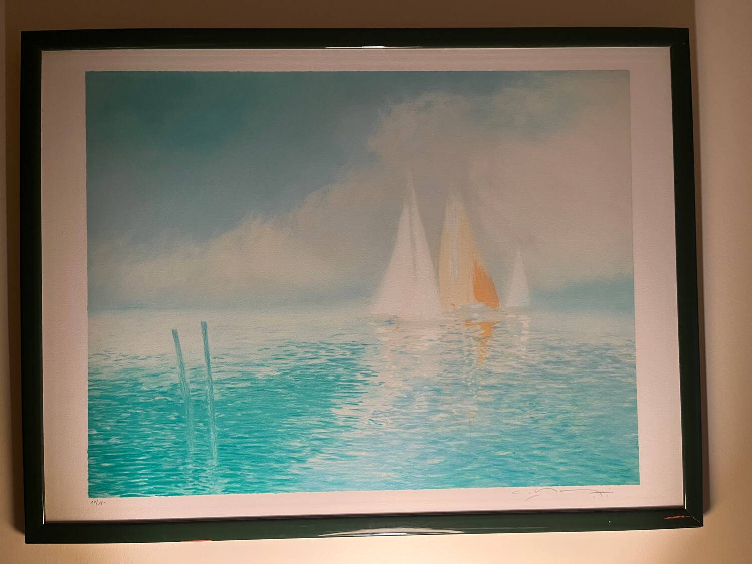 Pair of original signed lithographs – Calman SHEMI – Large Format