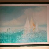 Pair of original signed lithographs – Calman SHEMI – Large Format