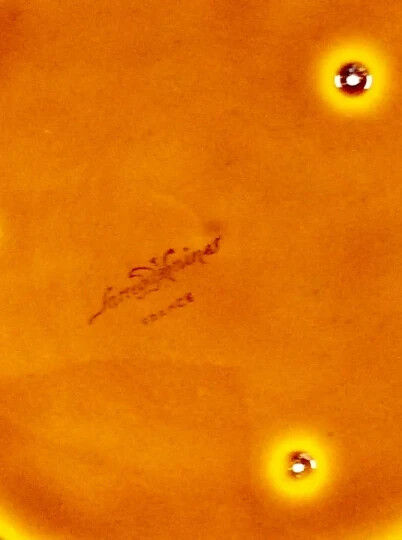 Set of 6 vintage asparagus plates Sarreguemines