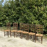 popup selency Materials - Set of 6 Straw Chairs