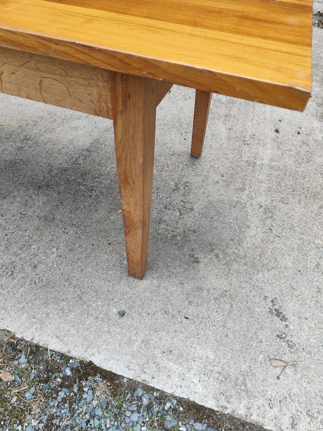 Duo XXL farmhouse table 320 cm oak spindle legs