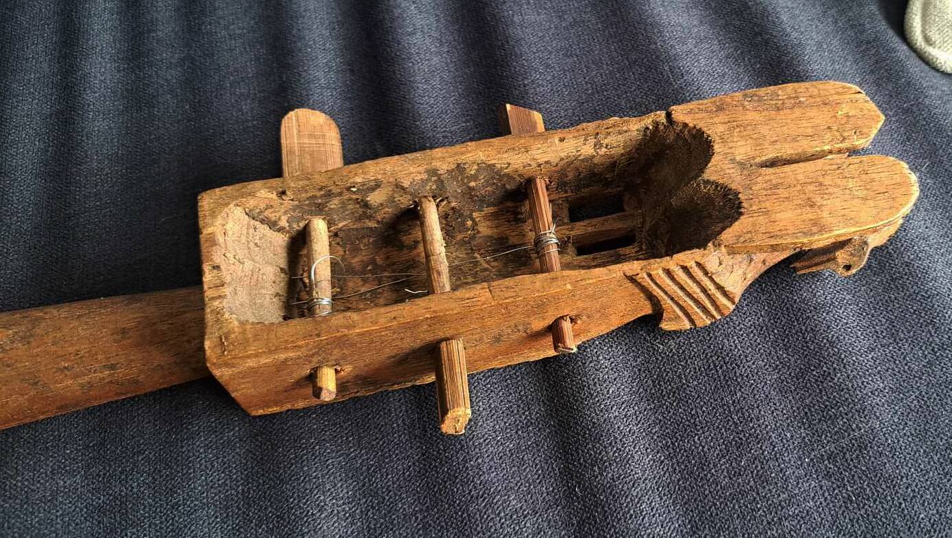 Traditional Oceanic instrument (hasapi batak toba lute) - 1970s