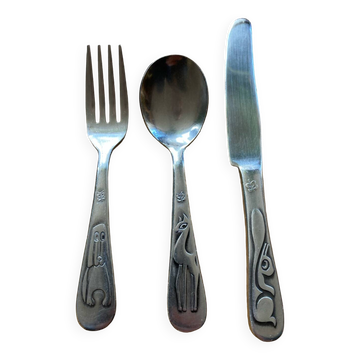 Old children's cutlery