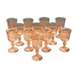 Rosaline twelve wine glasses