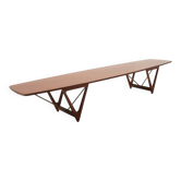 Large Surfboard Coffee Table by Kurt Ostervig for Jason Møbler, 1960s